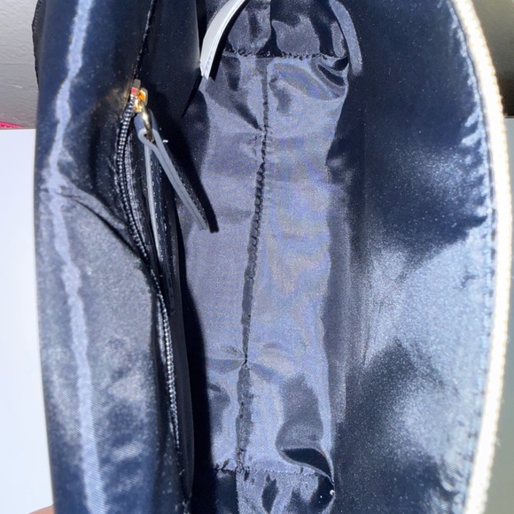 Tommy Hilfiger NWT Pink Trim Canvas Crossbody Bag Logo Purse - Picture 8 of 8